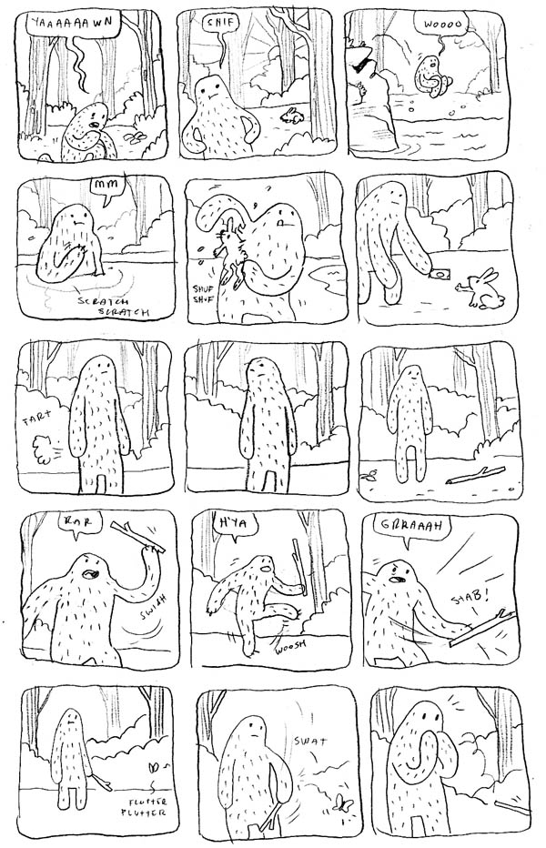 sasquatch lives in the woods